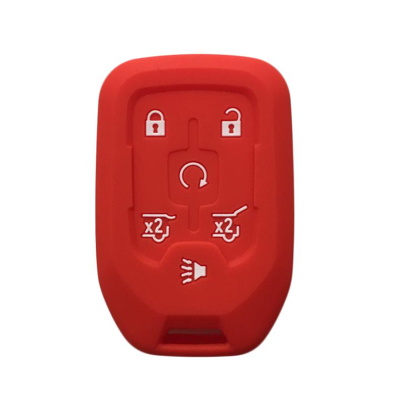 Силиконовый чехол для ключа GMC Terrain 2019 Canyon Remote Key Cover для Chevrolet Suburban Silverado 2500 Автомобильные аксессуары 4/5/6 кнопок