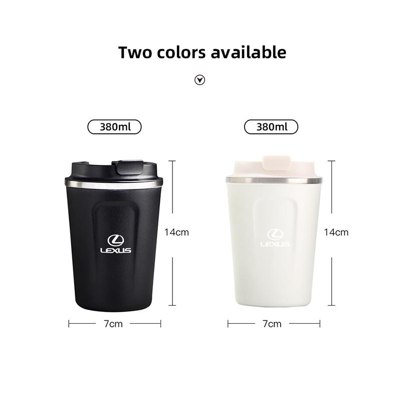 2026 Hot Interior Stickers Car Emblem Stainless Steel Coffee Cup Thermal Mug Insulated Bottle For Lexus F SPORT ES RX NX LS UX L
