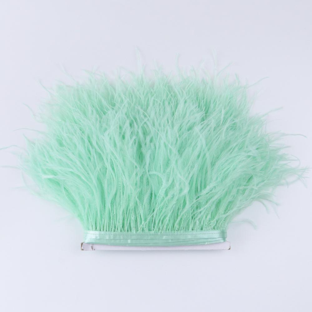 Перо1Метр Натуральная Страусиная Перовая Отделка 8-10см Свадебное Вечернее Платье DIY Швейные Аксессуары Обработка Ювелирных Изделий Лента Plumas Поделки