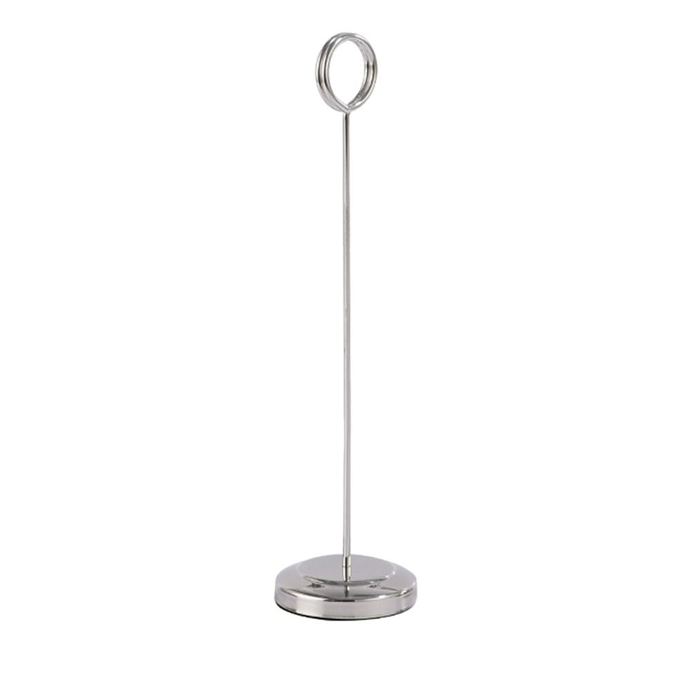 Stainless Steel Table Number Holder Round Card Holder New Paper Stand