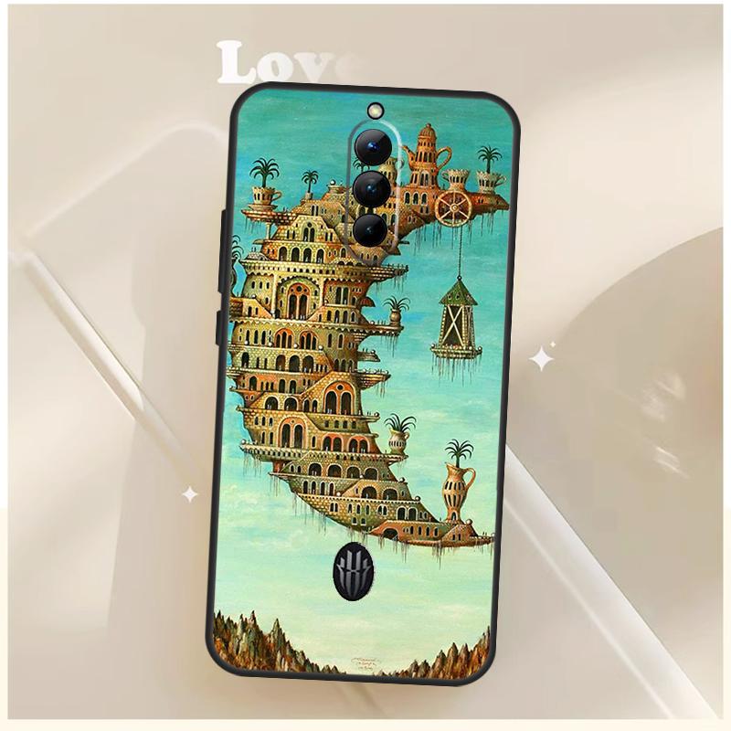 Художественный чехол Сальвадора Дали Для ZTE Nubia Red Magic 6 7 6S 7S 8S 9S 10S Pro Для RedMagic 10 8 9 11 Pro Plus Чехол