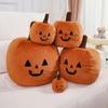 Halloween Pumpkin Plush Pillow Soft Cute Expression Pumpkin Stuffed Toy Toy Room Decor For Couch Sofa Bed Decoration Happy Gift
