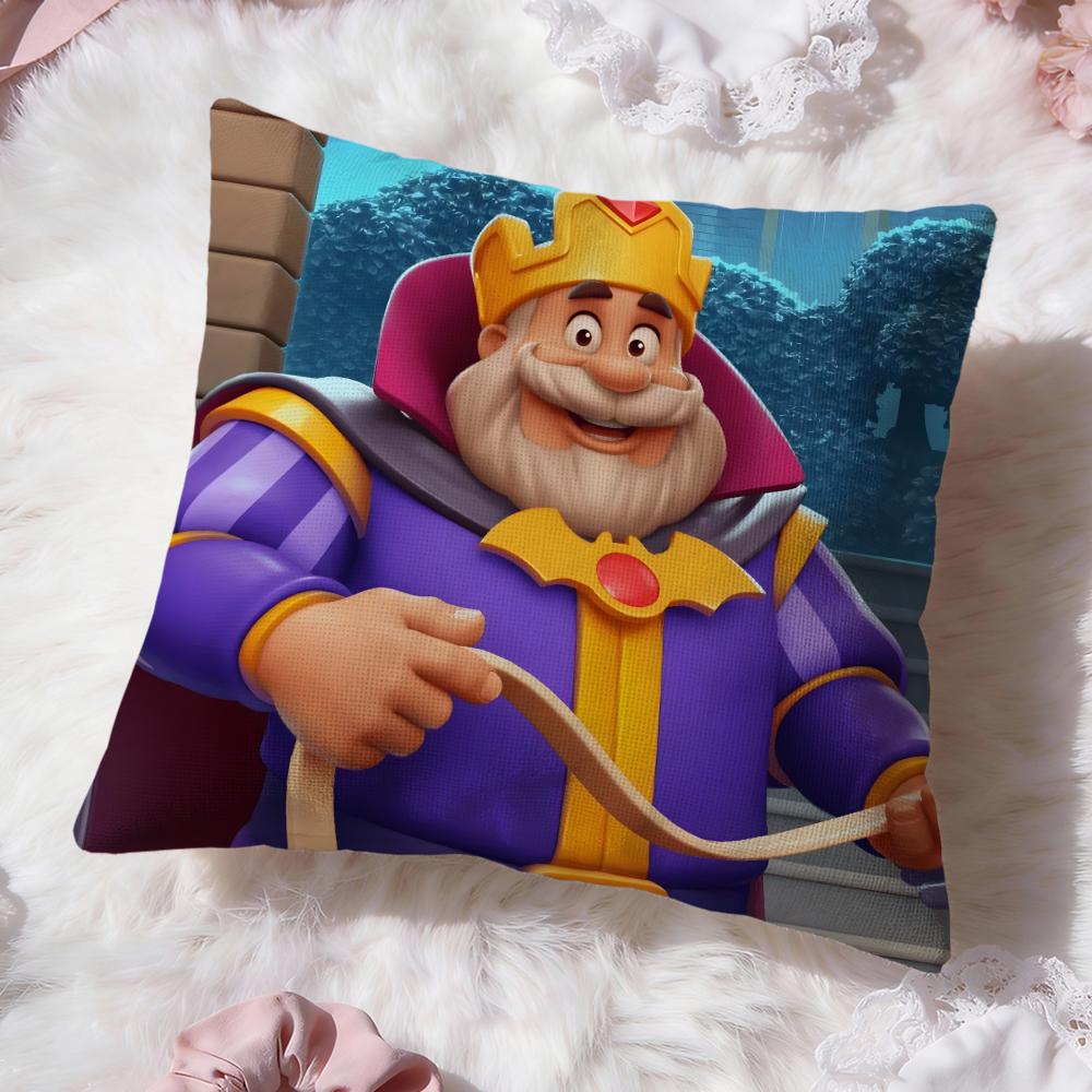 Игровой чехол на подушку Royal Match Премиум-комфорт Двусторонний чехол для подушки - Дизайн «Два в одном» для любой комнаты и салона автомобиля
