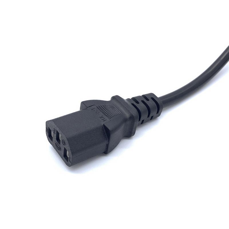 25-Pack US Standard C13 AC Power Cords for Computers, Monitors, Projectors, and Appliances