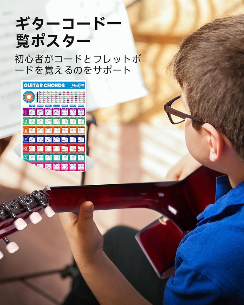Moukey акустическая гитара для начинающих, набор из 38 дюймов, высококачественное дерево, ознакомительная практика для детей, студентов, футляр для гитарных аккордов, натуральный постер с вырезом,