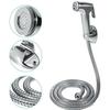 3pcs/set Household Concise Bathroom Tool  Stainless Steel Nozzle Wall Mounted Sprinkler