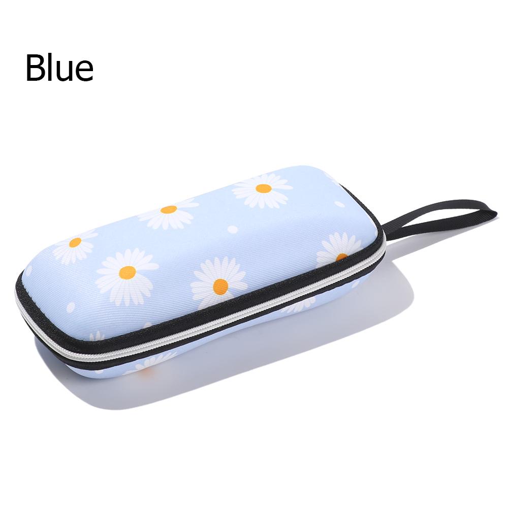 Fashion Portable Waterproof Glasses Holder Fresh Daisy Glasses Box Large Capacity Eyeglasses Case