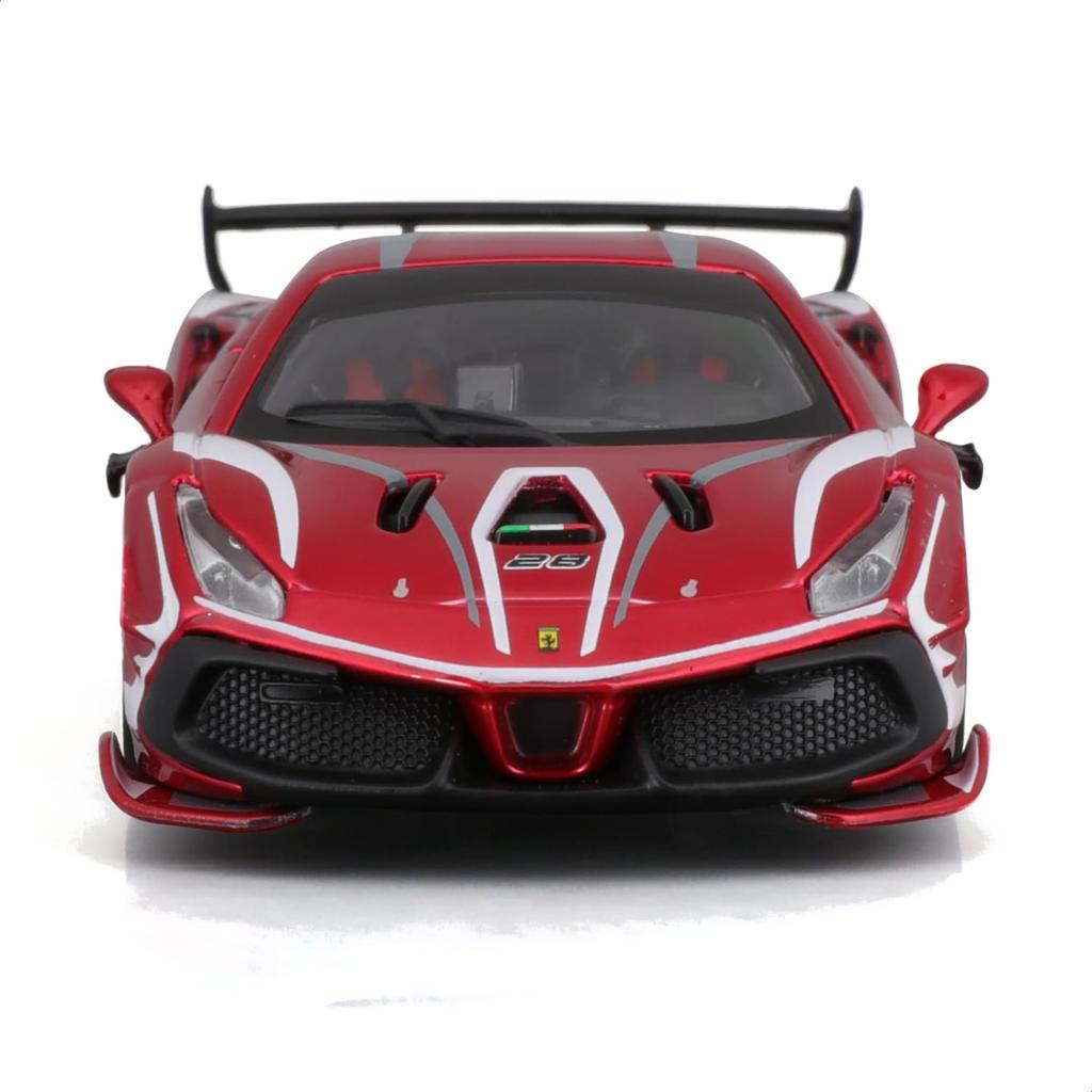 Bburago 1/43 Scale Ferrari 488 Challenge EVO 2020 Red / Race Sports Car Diecast Model Car Finished Product 18-36309