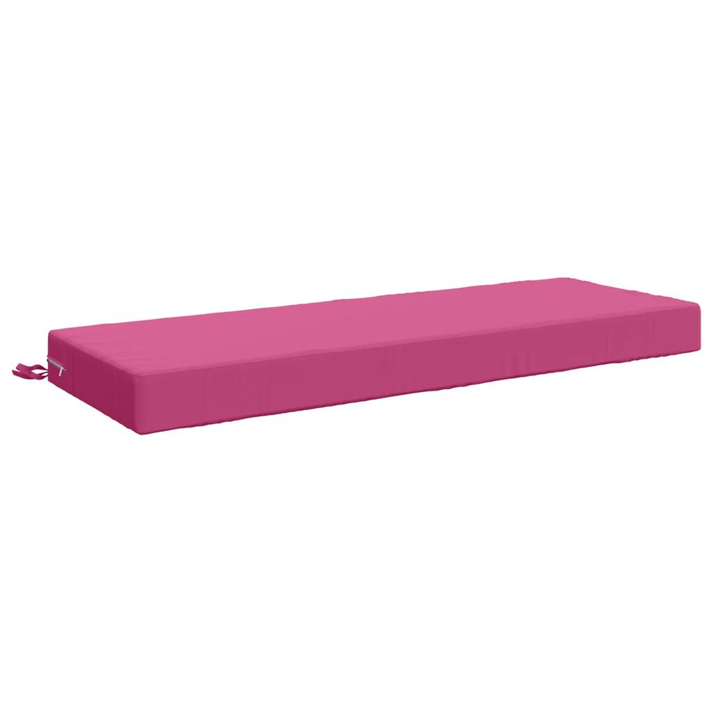 Seat Cushion SOEST 100percent Polyester Pink 120 x 40 x 10 cm
