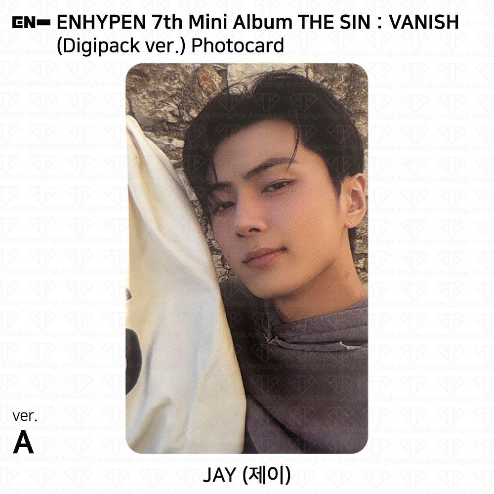 ENHYPEN 7-й мини-альбом THE SIN:VANISH Digipack версия. Фотокарточка KPOP K-POP