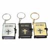 1шт мини портативный английский кулон Священная Библия брелок для ключей держатель сумка декор