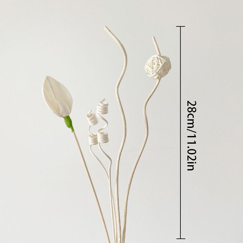 Cotton Peony Shaped Fragrance Expanding Stick Aromatherapy Flower Volatile Stick