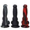 Women's New Liquid Silicone Simulation Dog Phallus Dildo Masturbation Device Rear Court Anal Plug To Expand Anal Instruments
