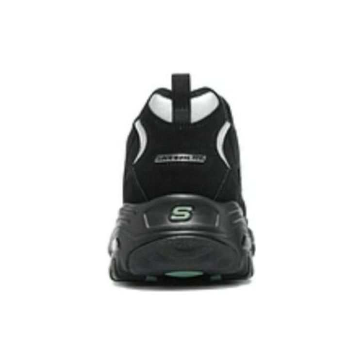 Skechers DLites 1.0 Panda Ткань Синтетическая Кожа Удобные Теплые Низкие Папины Кроссовки Мужские кроссовки Черный 894268-BKOL