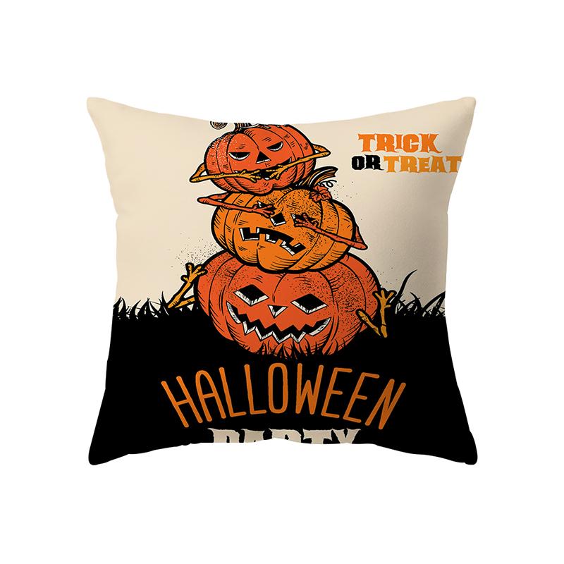 Наволочка с тыквой алфавитом, тема Хэллоуина, наволочка для дивана, стула, кровати, домашний декор