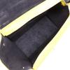 CELINE Trapeze Small Handbag 174683 yellow Calfskin Women Used