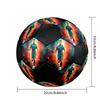 1PC Cristiano Ronaldo Raw size 5 soccer ball PrahaIndoor Soccer Ball Colorful All Ages Machine Stitched PVC Competition Ready Durable High-Bounce