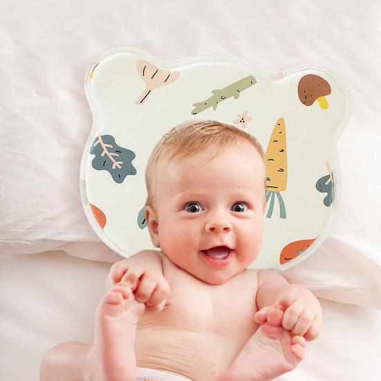 Подушка в форме ребенка, дышащая, удобная, предотвращает синдром плоской головы, подушка из пены с эффектом памяти для детей, чувствительных к аллергии