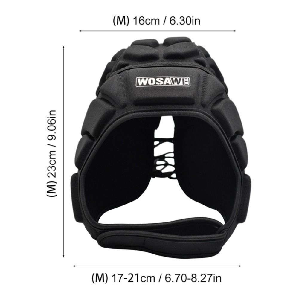 Breathable Football Protect Helmet EVA Sponge Padded Ski Head Protector Goalkeeper Helmet  Soccer