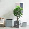 Ying Tang Square Cement Magnesium Clay Flower Pot