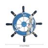 Wooden Ship Wheel Rudder Wall Decor, Nautical Beach Ocean Decor Wooden Boat Ship Steering Wheel Home Wall Hanging Decoration