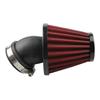 Мотоциклетный воздушный фильтр, Мощный фильтр, Воздушный, Общего назначения, 1,1 дюйма (28 / 35