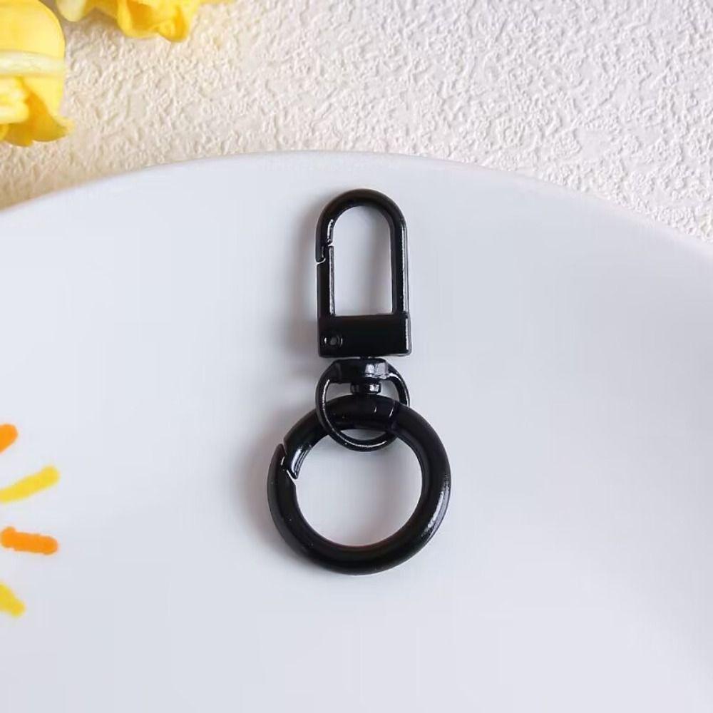 Candy Color Spring Clasp for Keyring Snap Lobster Clasp Hooks DIY Jewelry Buckle Connector Carabiner Keychain Clips