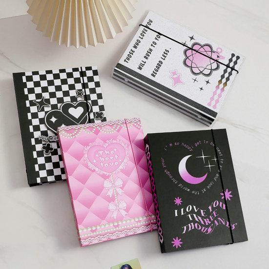 English Letters Mini Photo Album Convenient Paper Souvenir Picture Case Storage Book