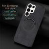 Кожаный Матовый Магнитный Чехол Для Для Samsung S26 S25 S24 S23 S22 S21 S20 Note 20 Ultra Plus FE Edge Ударопрочный Чехол