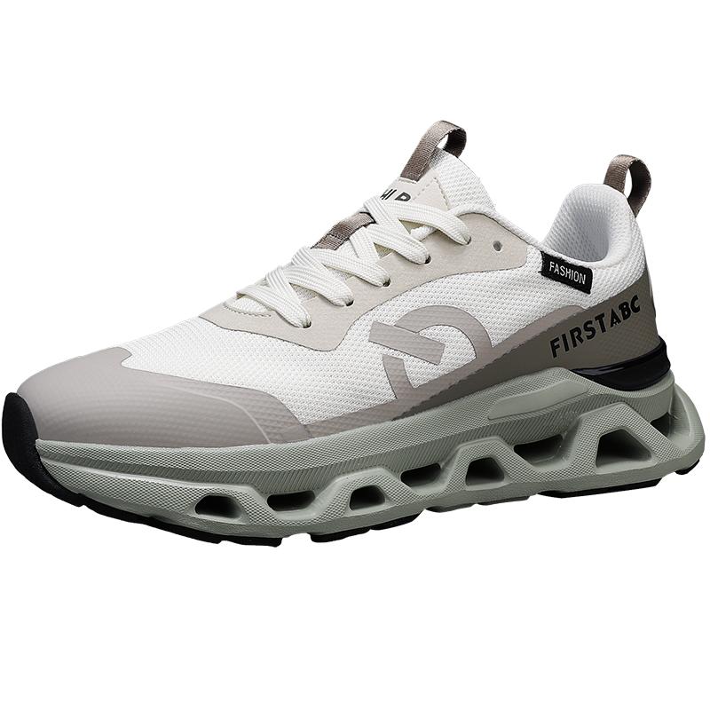 Мужские премиальные цветные дышащие сетчатые кроссовки для бега на мягкой подошве, легкая амортизация, уличные тренировочные спортивные туфли 39-44