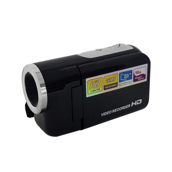 Ручная цифровая видеокамера HD-совместимая с разрешением 1080P, компактный стильный дизайн, вмещает цифровую камеру емкостью до 32 ГБ