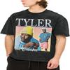 BRGSIUQSG Мужская винтажная футболка Tyler Rapper The Creator, хлопковая футболка с коротким рукавом