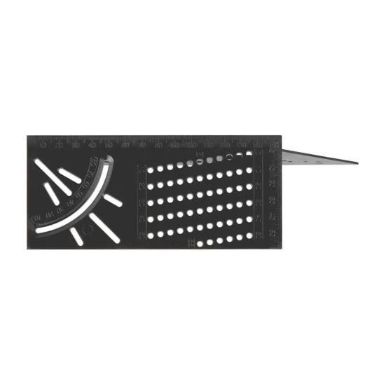 Yousheng Multifunctional Aluminum Alloy Angle Ruler 45/90 Degrees Angle Measuring Marking Drawing Gauge Carpentry Woodworking Tools