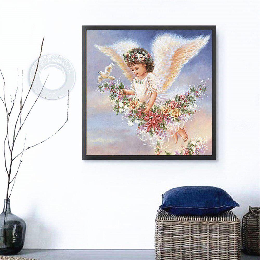 Алмазная вышивка Ангелы Алмазная картина Круглый бриллиант прибытия