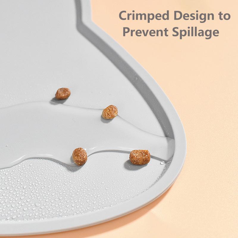 Силиконовый коврик для домашних животных, водостойкая миска для собак и кошек, коврик для еды, коврик для кормления домашних животных, поднос для кормления щенков, подушка для воды, подставка для столовых приборов