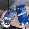 Чехол для телефона O-OREO Молочный Шоколад Для Samsung A25 A13 A33 5G A54 A36 A35 A56 A52 A14 Ударопрочный Стеклянный Чехол