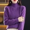 Женский кашемировый свитер Qinghe кашемир 30% кашемир 70% шерсть осенне-зимний кашемировый толстый пуловер мягкий и теплый