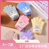 New 3-7 Year Old Children's Full-finger Gloves Cute Little Penguin Crystal Velvet Children's Cold-proof Warm Gloves