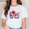 Jesus Loves Me, Christian Cross, Easter, Christian Shirt Fashion Women'S T-Shirt Summer Round Neck Female Tshirt Tops Wholesale
