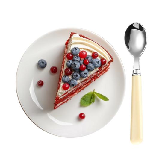 Обеденная ложка, вилка, ложка для фруктового пюре, нержавеющая сталь, квадратная ложка для перемешивания кофе, кухонная посуда, инструмент, нержавеющая круглая суповая ложка для дома