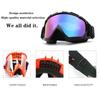 Motorcycle Goggles Motocross Glasses MTB ATV MX Off-road Goggles Mask Removable Lenses Windproof UV Protection Outdoor Cycling