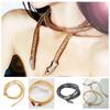 Alloy Bendable Snake Necklace Twistable Bracelet Creative Gift Flexible Choker