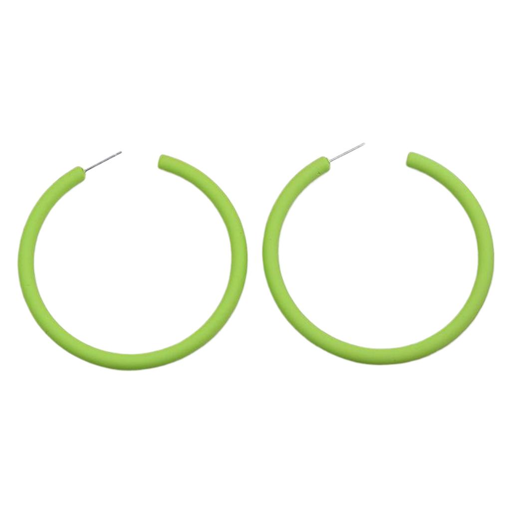 Элегантные круглые серьги-кольца, переносные серьги, модные серьги с акриловой текстурой, подходящие для повседневных или официальных случаев