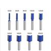 1pc 8mm Shank Straight Bit Tungsten Carbide Double Flute Router Bits Milling Cutter for Wood Woodwork Tool