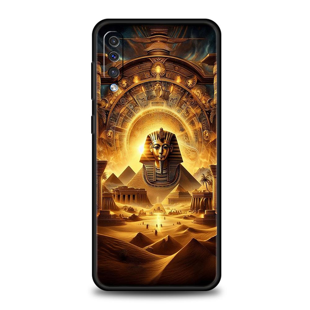 Египет Египетский Бог пирамида Чехол Для Samsung A56 A36 A26 A24 A16 A14 A12 A32 A50 A70 A20E A20S A22 A34 A54 A42 A52 5G A06 Обложка