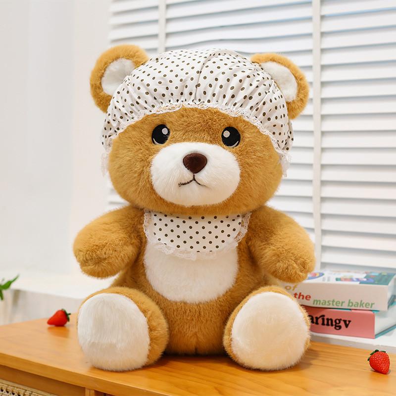 Bear Animals Cute Plush Doll Girl Bedroom Decor Gift For Kids Collectors And