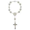 TALISMAN4U One Decade Auto Rosary Beads Католический браслет Святой Бенедикт Крест Божественное Милосердие 7 камней Подарок, дюймы,
