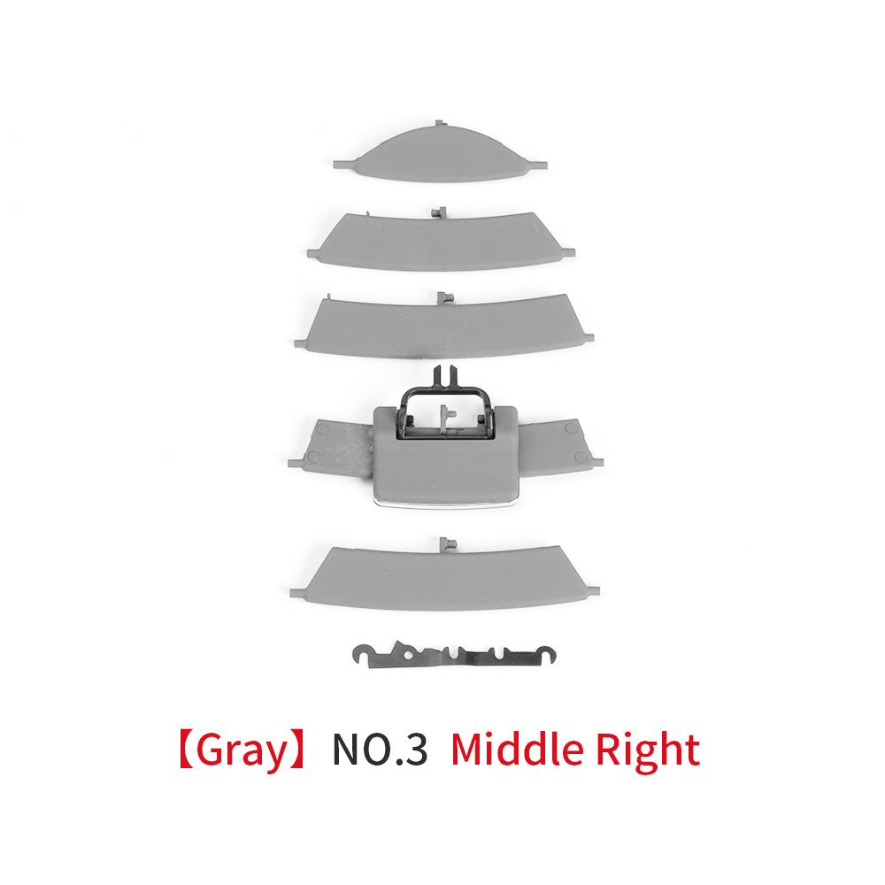 Новый 3-цветный автомобильный центральный приборный блок AC вентиляционная решетка панель ремонтный комплект для Mercedes Benz W164 W292 ML GL класс