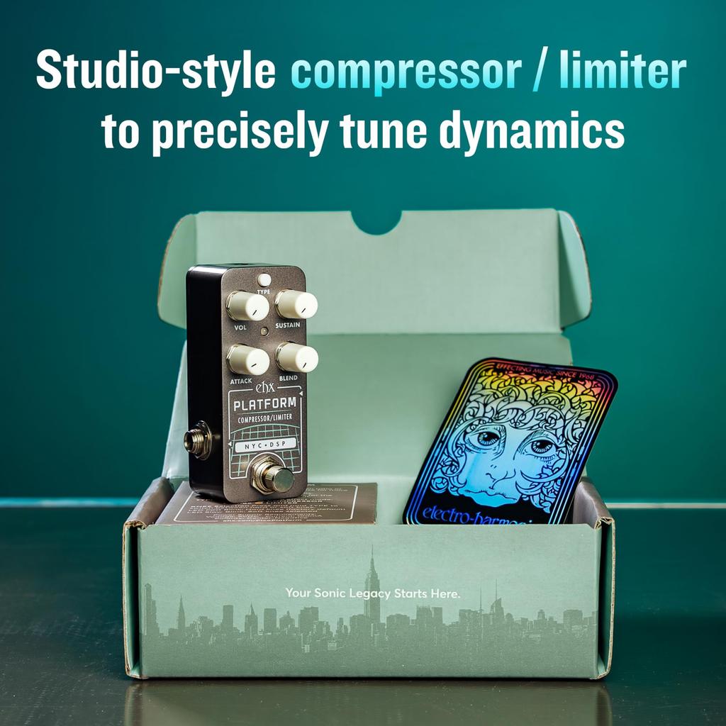 Pico Platform COMPRESSOR LIMITER Компрессор-лимитер Гитарный эффектор ELECTRO-HARMONIX /