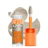 NYX Professional Makeup Duck Plump Блеск для губ с эффектом пуш-ап с блестками Quazy Silver
